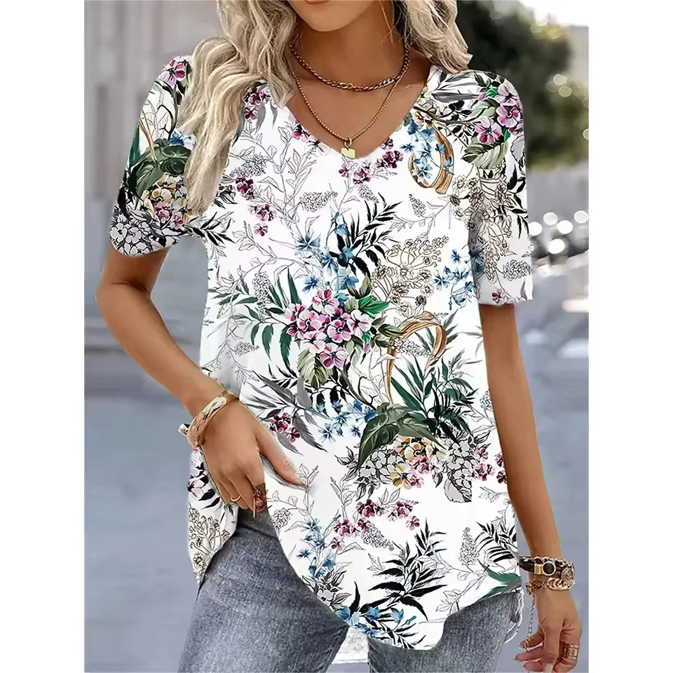 floral designs and a comfortable fit, perfect for adding a touch of tropical style to your casual wardrobe, ideal for warm weather, beach days, and outdoor activities 