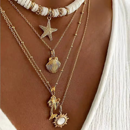 featuring natural shells and a unique, earthy design, perfect for adding a beach-inspired touch to your outfit, ideal for casual wear, summer vacations, or creating a relaxed boho look 