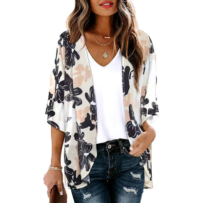 floral print and bohemian style design, perfect for beach outings or tropical getaways