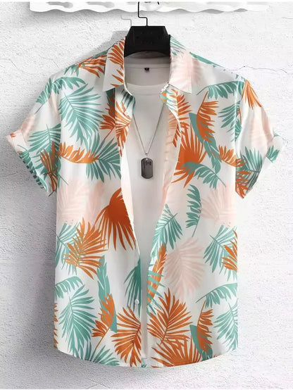 lush, tropical floral prints, lightweight, breathable fabric, perfect for beach outings, casual events, or adding a touch of island-inspired style to your wardrobe