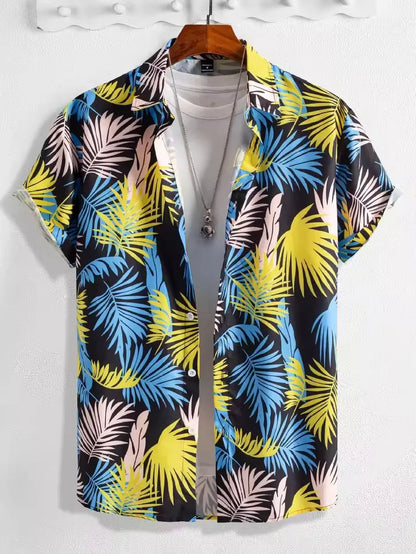 lush, tropical floral prints, lightweight, breathable fabric, perfect for beach outings, casual events, or adding a touch of island-inspired style to your wardrobe