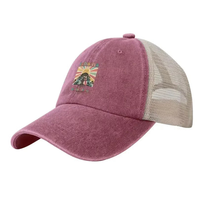 featuring an embroidered Lahaina design, ideal for sun protection and showcasing Hawaiian pride during outdoor activities or casual outings 