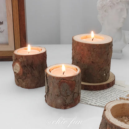 natural wood texture, offering a cozy and warm ambiance, perfect for home decor, rustic settings, and creating a calming atmosphere, ideal for gifting or enhancing your living space 